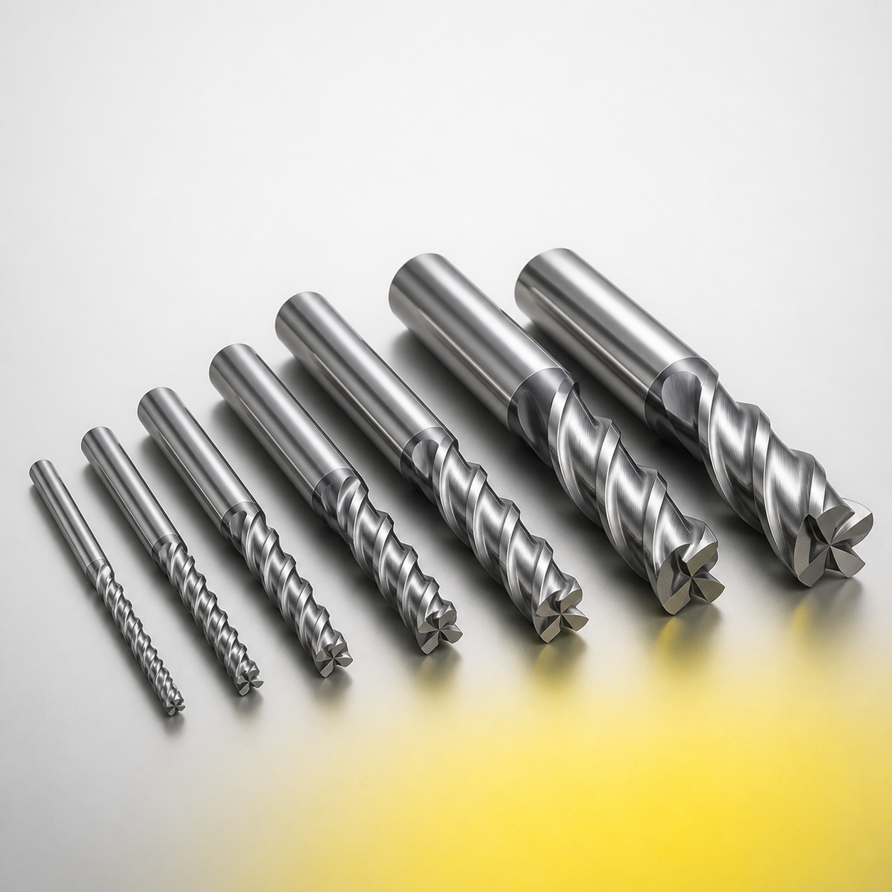 Metric solid carbide end mills
