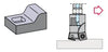 0.75" MODULAR ENDMILL CUTTER, 1.181" OAL, a = 0.035", M = M10 WITH 3 POCKETS
