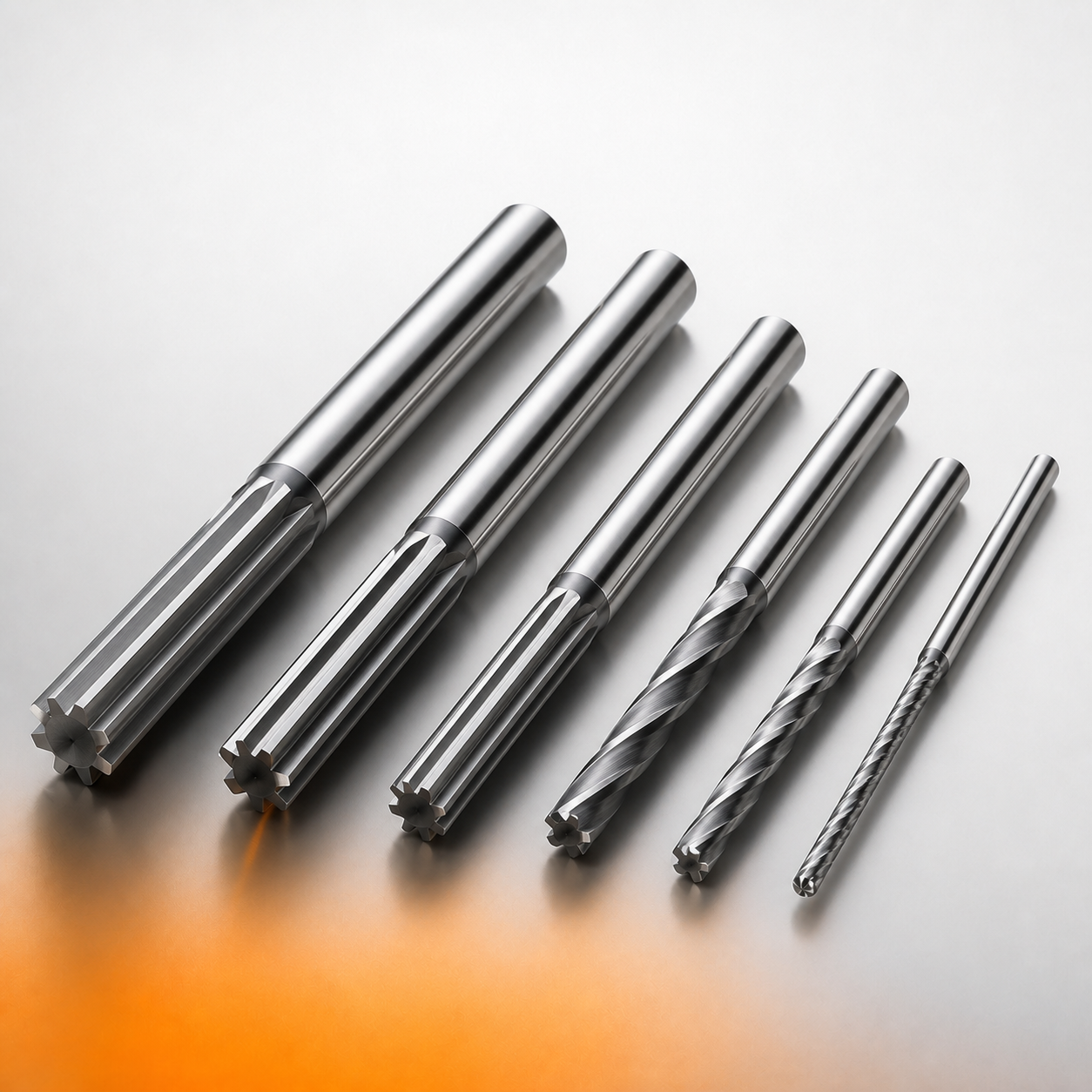 Solid carbide reamers
