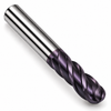 4-flute ball nose HSS finishing end mill, TiAlN coated, HTC Mfg.