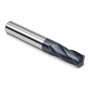 9mm End Mill Standard Length. Single End Square. Shank OD 10mm Flute Length 22mm OAL 70mm - 3 Flutes - TiCN Coat — HTC Mfg.