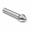 Micro Stop Countersink - Carbide - 2-3-4 Flute (request) - Pilot Range (request) - 90 Deg - 5/8 X .2500-.2570 X 1/4-28 — HTC Mfg.
