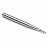 3/32" OD x 1/4" Shank OD x 1" LOC x 3" OAL 3-Flute SE Carbide End Mill 30° H CC 4° Taper Bright (Uncoated) — HTC Mfg.