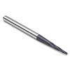 5/64" OD x 1/8" Shank OD x 3/4" LOC x 2-1/2" OAL 3-Flute SE Carbide End Mill 30° H CC 1° Taper TiAlN-HC — HTC Mfg.