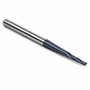 1/8" OD x 3/8" Shank OD x 1" LOC x 3" OAL 3-Flute SE Carbide End Mill 30° H CC 7° Taper TiCN-PG — HTC Mfg.