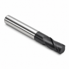 1/8" OD x 1/8" Shank OD x 1/2" LOC x 1-1/2" OAL 2-Flute SE Solid Carbide End Mill Square End .032" Corner Radius Standard Length AlTiN — HTC Mfg.