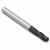 29/64" OD x 1/2" Shank OD x 1" LOC x 3" OAL 3-Flute SE Solid Carbide End Mill Ball Nose Standard Length AlTiN — HTC Mfg.