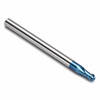1/4" OD x 1/4" Shank OD x 3/4" LOC x 2-1/2" OAL 3-Flute SE Solid Carbide End Mill Ball Nose Standard Length Sky Coat — HTC Mfg.