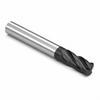 1/2" OD x 1/2" Shank OD x 1" LOC x 3" OAL 4-Flute SE Solid Carbide End Mill Square End .010" Corner Radius Standard Length AlTiN — HTC Mfg.