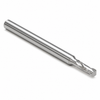 13/32" OD x 1/2" Shank OD x 13/16" LOC x 3-3/4" OAL 2-Flute DE Cobalt HSS Finishing End Mill 30° H CC SQ Regular Bright Finish (Uncoated) — HTC Mfg.