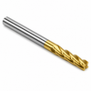 9/64" OD x 3/16" Shank OD x 27/64" LOC x 1-1/8" OAL 4-Flute SE Cobalt HSS Finishing End Mill 30° H CC SQ Regular Miniature TiN-V — HTC Mfg.