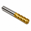 1" OD x 1" Shank OD x 6" LOC x 8-1/2" OAL 6-Flute SE Cobalt HSS Finishing End Mill 30° H NC SQ Extra-Long TiN-V — HTC Mfg.