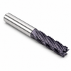 7/8" OD x 7/8" Shank OD x 1-7/8" LOC x 4-1/8" OAL 5-Flute SE Cobalt HSS Roughing End Mill 30° H NC SQ Regular TiAlN-HC — HTC Mfg.