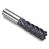 1-1/2" OD x 1-1/4" Shank OD x 8" LOC x 10-1/2" OAL 6-Flute SE Cobalt HSS Truncated Roughing End Mill 30° H NC SQ Extra-Long TiAlN-HC — HTC Mfg.