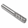 2" OD x 2" Shank OD x 10" LOC x 13-3/4" OAL 8-Flute SE Cobalt HSS Roughing End Mill 30° H NC SQ Extra-Long Bright Finish (Uncoated) — HTC Mfg.