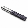2" OD x 1-1/4" Shank OD x 4" LOC x 6-1/2" OAL 8-Flute SE Cobalt HSS Truncated Roughing End Mill 30° H NC SQ Long TiAlN-HC — HTC Mfg.