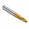 3-Flute SE 30°H CC 1/2° TAPER COB (V = TiN-V) - 1/8 X 3/8 X 3/4 X 2-1/2 — HTC Mfg.