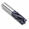 1-1/8" Cutter OD x 7/8" Shank OD x 5/16" Radius x 3-1/2" OAL 4-Flute SE HSS Corner Rounding Cutter TiCN-PG — HTC Mfg.