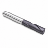 1-1/4" OD x 1-1/4" Shank OD x 3" LOC x 5-1/2" OAL 2-Flute SE HSS Finishing End Mill 30° H CC SQ Extra-Long TiAlN-HC — HTC Mfg.