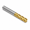 9/32" OD x 3/8" Shank OD x 11/16" LOC x 3-3/8" OAL 4-Flute DE HSS Finishing End Mill 30° H NC SQ Regular TiN-V — HTC Mfg.