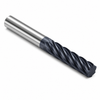 2-1/2" OD x 2-1/2" Shank OD x 4" LOC x 8" OAL 6-Flute SE HSS Finishing End Mill 30° H NC SQ Standard Positive-Lock TiCN-PG — HTC Mfg.