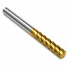 1-1/4" OD x 1-1/4" Shank OD x 6" LOC x 8-1/2" OAL 6-Flute SE HSS Finishing End Mill 30° H BN Standard TiN-V — HTC Mfg.