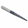 3/32" OD x 1/2" Shank OD x 1-1/2" LOC x 3-7/16" OAL 3-Flute SE HSS Tapered End Mill 30° H CC 15° Taper TiCN-PG — HTC Mfg.
