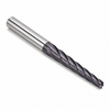 3/8" OD x 3/4" Shank OD x 1" LOC x 3-1/4" OAL 4-Flute SE HSS Tapered End Mill 30° H CC 25° Taper TiAlN-HC — HTC Mfg.