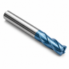 29/32" End Mill Single End Square. Flute Length 1-1/2" - OAL 4" - 3 Flutes Sky Coat — HTC Mfg.