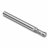 3/16" End Mill Single End Square. Corner Radius .030" - Shank OD 3/16" Flute Length 5/8" OAL 2" - 2 Flutes - Uncoated — HTC Mfg.