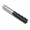 3/8" OD x 3/8" Shank OD x 1" LOC x 2-1/2" OAL 5-Flute SE Solid Carbide High-Performance Multi-Flute End Mill Square End .015" Corner Radius 45° Helix AlTiN — HTC Mfg.