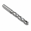 #43 (0.089") OD x 0.089" Shank OD x 1" LOC x 2" OAL 3-Flute Solid Carbide Jobber-Length Drill 150° Point Bright Finish (Uncoated) — HTC Mfg.
