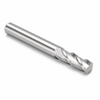 3/8" Spoon Cutter - Center Cut. Single End with 38 Degree Helix. Shank OD 3/8" - LOC 1" - OAL 2-1/2" - Corner Radius 0.030" - 3 Flutes for Aluminum & non-ferrous machining. Uncoated — HTC Mfg.
