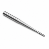 3/16" End Mill Single End Square. Tapered Mill. Shank OD 1/4" - LOC 3/4" OAL 2-1/2" - 3 Flutes Brite — HTC Mfg.