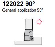 3/4" ENDMILL CUTTER, POSITIVE 90° EXACT ANGLE, 1.25" RELIEF LENGTH, 8" OAL, WITH 3 POCKETS