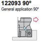 2" Shell Mill Cutter, Positive, 90° Exact Angle D = 2" H = 1.75" with 7 Pockets