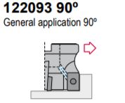 2" Shell Mill Cutter, Positive, 90° Exact Angle D = 2" H = 1.75" with 7 Pockets