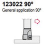 1.25" ENDMILL CUTTER, POSITIVE 90° EXACT ANGLE, 1.25" RELIEF LENGTH, 10" OAL, WITH 3 POCKETS