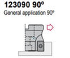 5" Shell Mill Cutter, Positive, 90° Exact Angle D = 5" H = 2" with 8 Pockets