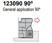 2" Shell Mill Cutter, Positive, 90° Exact Angle D = 2" H = 1.75" with 5 Pockets