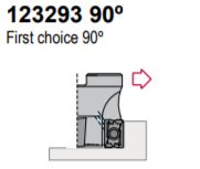 2" Shell Mill Cutter, Positive, 90° Exact Angle D = 2" H = 1.75" with 4 Pockets