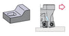 1.5" Shell Mill Cutter, Positive, 90° Exact Angle, D = 1.5" H = 1.75" a = 0.07" with 5 Pockets