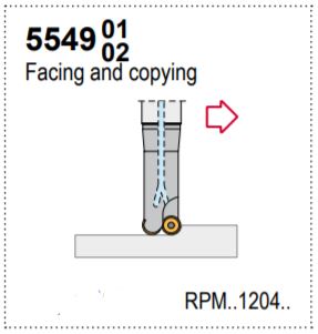 1" ENDMILL CUTTER, POSITIVE 90° EXACT ANGLE, 3" RELIEF LENGTH, 8" OAL, WITH 2 POCKETS