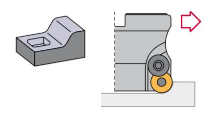 2.5" Shell Mill Cutter, Positive, 90° Exact Angle, D = 2.5" H = 2" with 5 Pockets