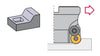 3" Shell Mill Cutter, Positive, 90° Exact Angle, D =  3" H = 2" with 6 Pockets