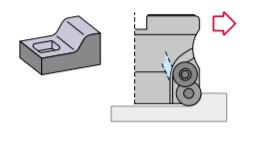 2.5" Shell Mill Cutter, Positive, 90° Exact Angle, D = 2.5" H = 2" with 6 Pockets