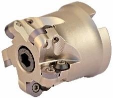2.5" Shell Mill Cutter, Positive, 90° Exact Angle, Cutting Length 2.5" - OAL = 2" - d = 1" with 6 PocketsSCTools