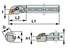 A24U-MCLN R 4 - 95° Side & End Cutting Edge Angle