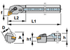 A20U-MDUN R 4 - 93° Side & End Cutting Edge Angle