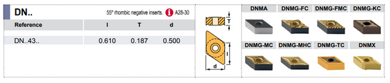 A16T-MDUN L 4 - 93° Side & End Cutting Edge Angle